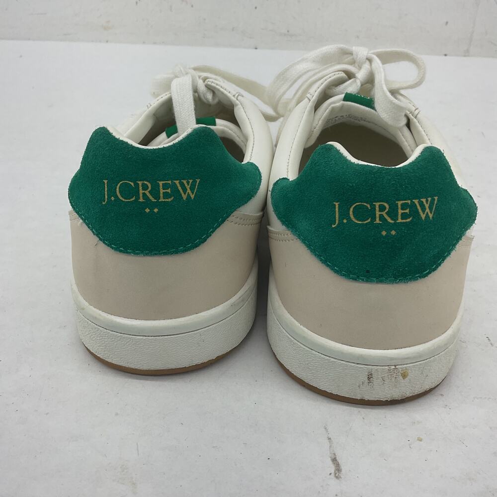 J. Crew Factory White and Green Athletic Shoes
